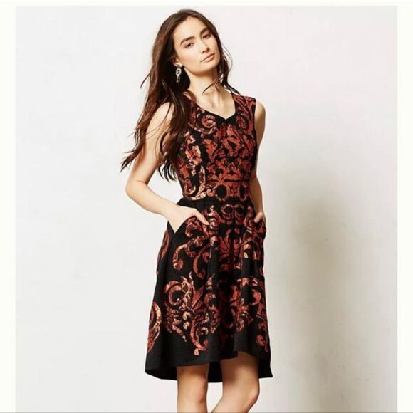 Mirassa Fit and Flare Cocktail Dress - Picture 1 of 5